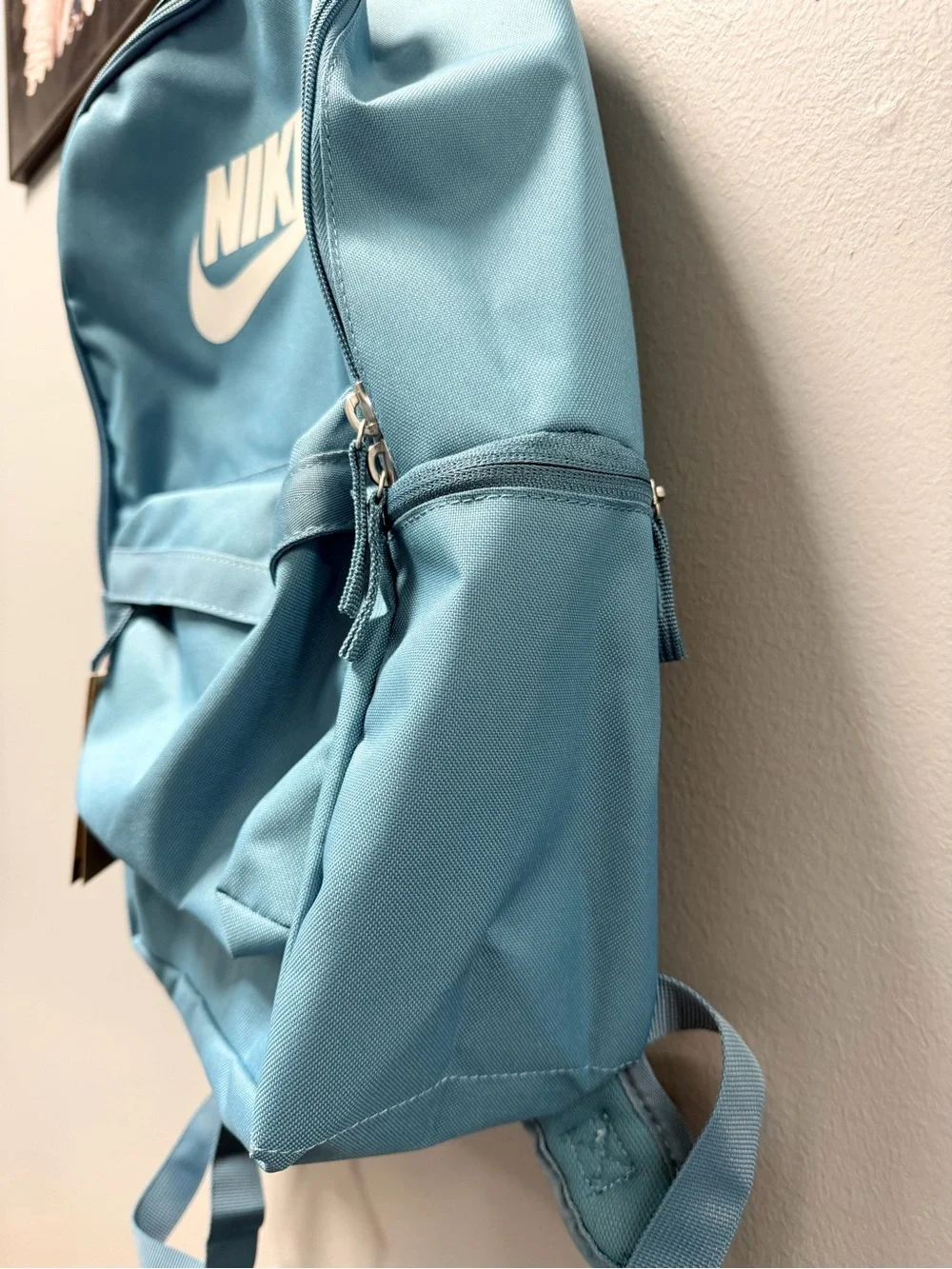Nike Heritage Backpack Smoke Blue White Logo NWT DC4244-006 25L